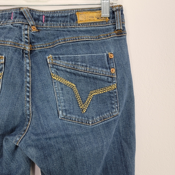 Volcom Modern Straight Low Rise Jeans Size 9 - Picture 14 of 15